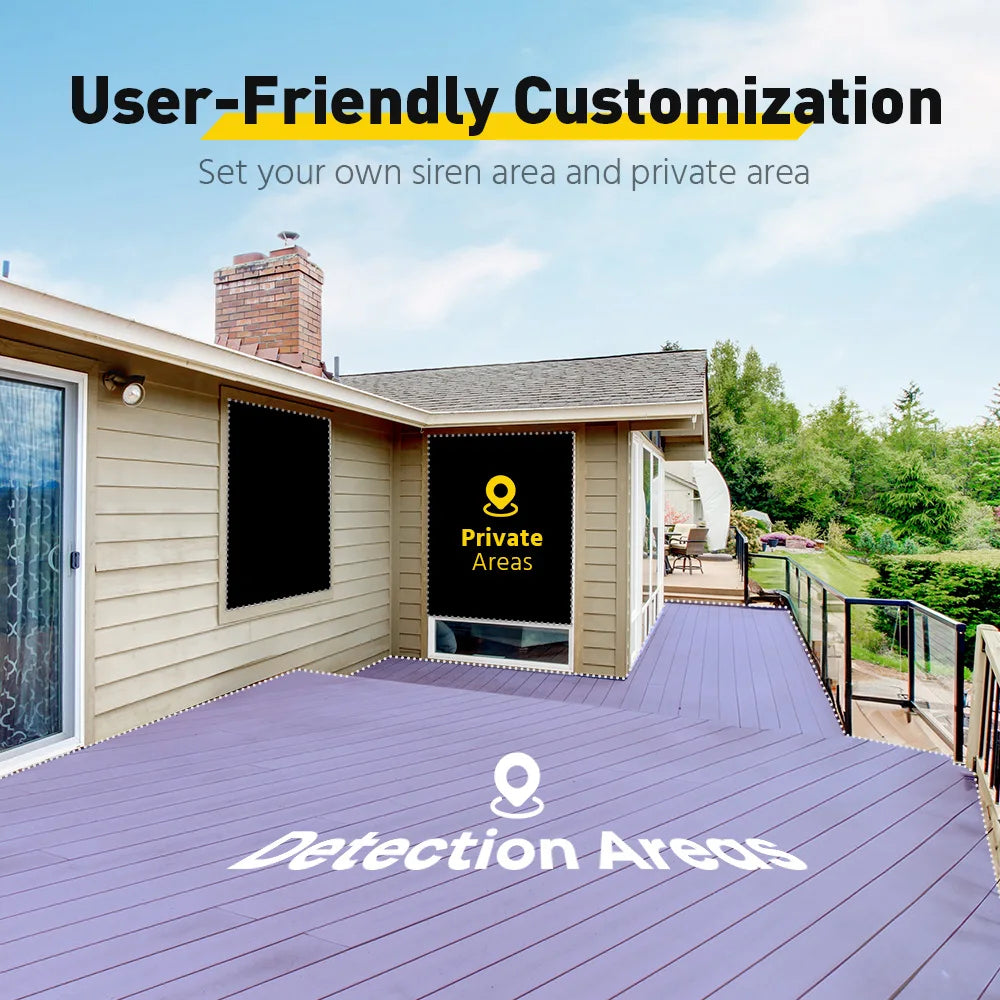 Smart Security Camera 8MP PoE Outdoor Infrared Night Vision IP Cam Person/Vehicle Detection 4K Poe Surveillance Camera
