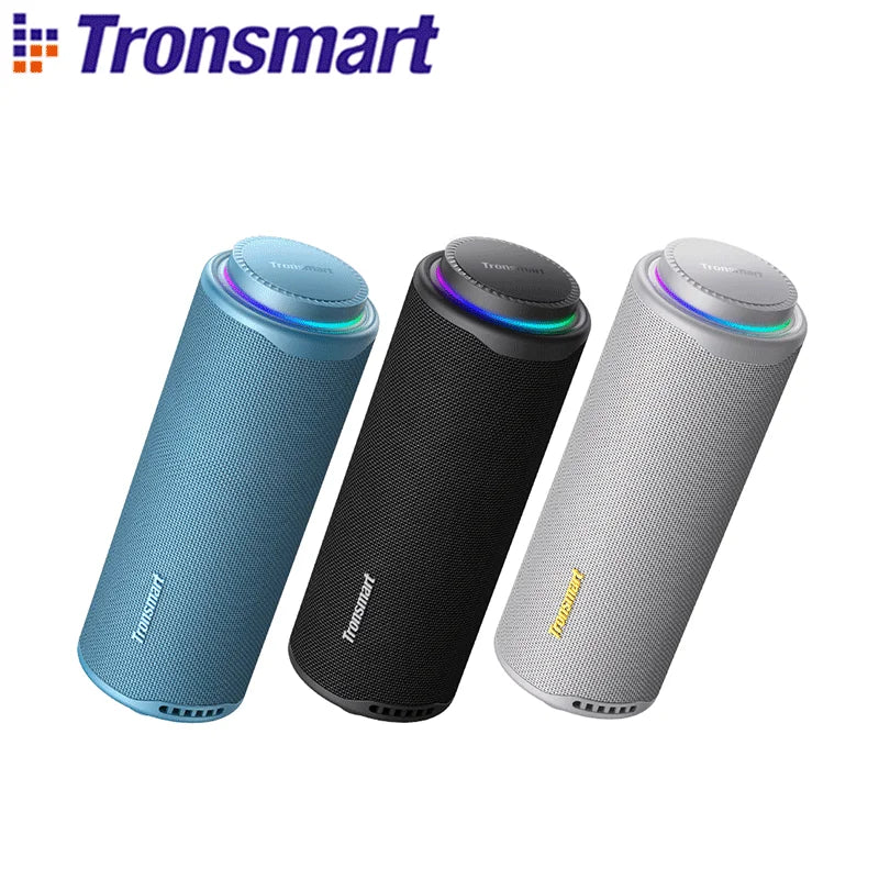 T8 Speaker Bluetooth Portable Speaker with Deep Bass, 40W, 360 degree Sound, Waterproof IPX7, for Camping