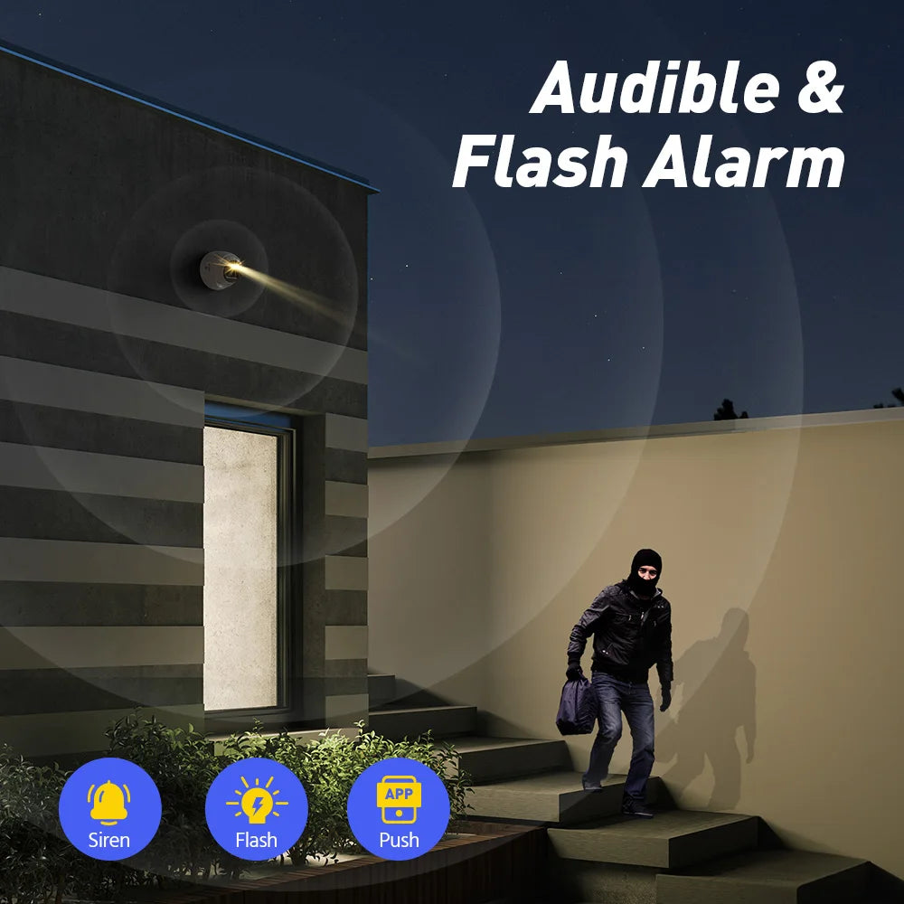 Smart Security Camera 8MP PoE Outdoor Infrared Night Vision IP Cam Person/Vehicle Detection 4K Poe Surveillance Camera
