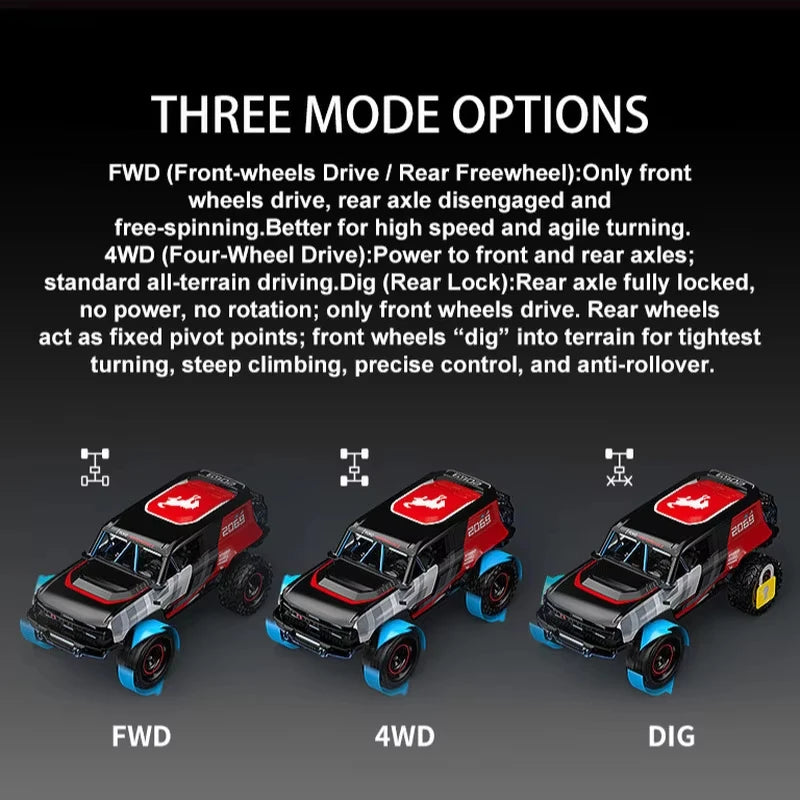 Hyper Go MJX H18P 1/18 RC Remote Control Car Brushless Four-Wheel Drive Off-Road Climbing Car Adult Toy Car